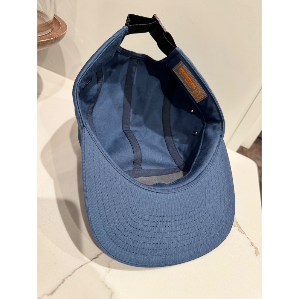 Richardson Outdoor NoDa Brewing Co 5 Panel Camper Hat Navy Blue Adjustable Strap - Picture 5 of 7